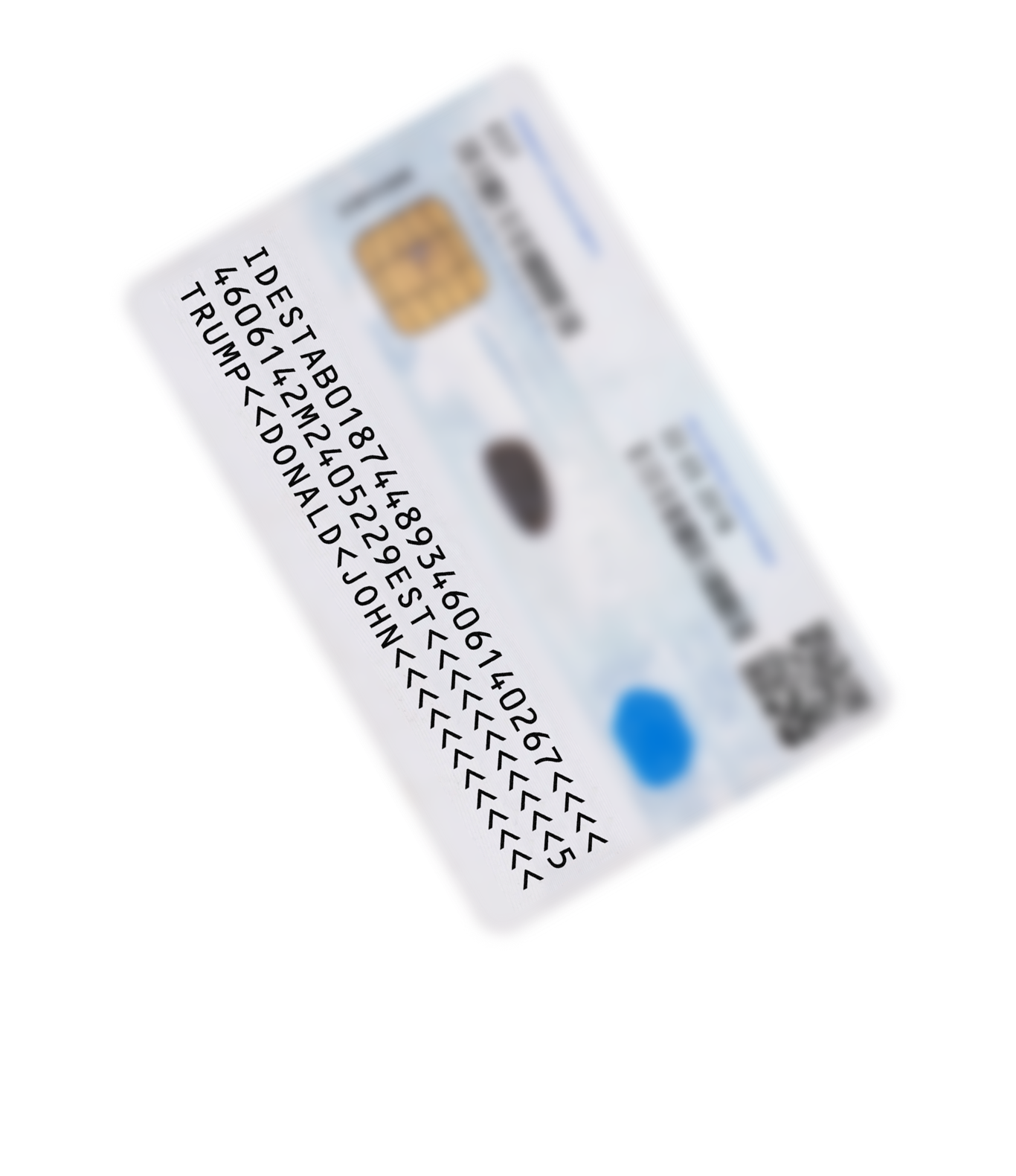 Estonia ID-Card blured
