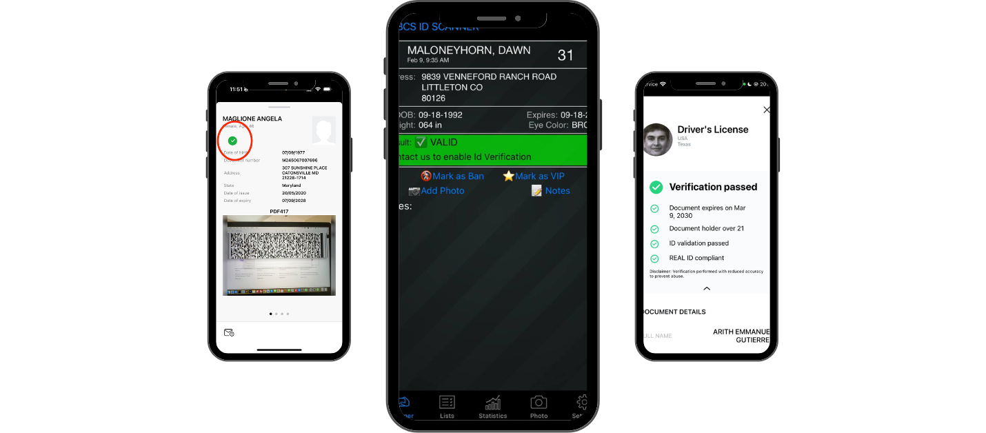 Phones with barcode scanners