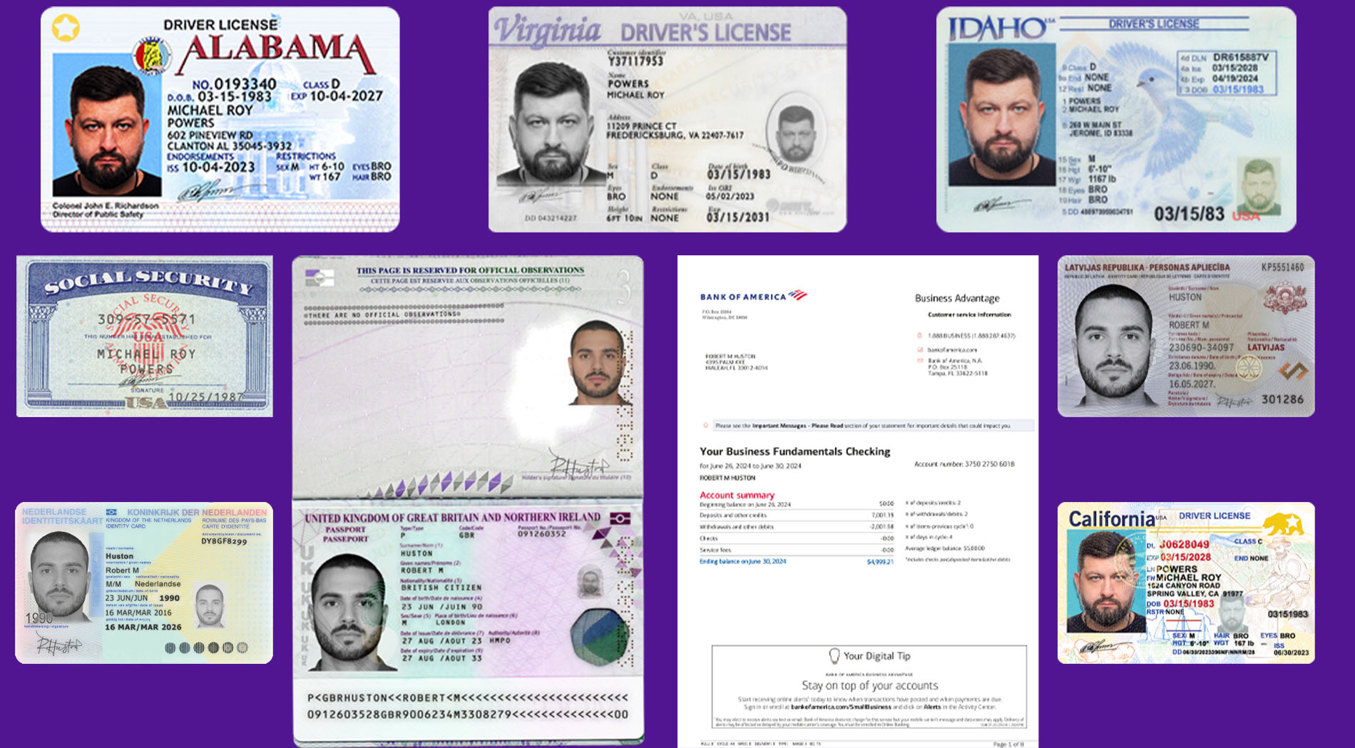 PSD templates any types